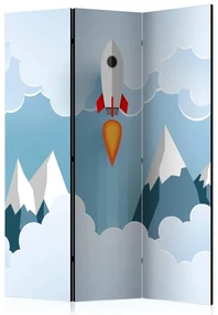 Artgeist Paraván - Rocket in the Clouds [Room Dividers]
