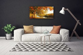 Obraz Canvas Strom jazero príroda 120x60 cm
