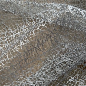 ZÁCLONA NA KRÚŽKOCH AMANDA 140X250 CM SIVÁ
