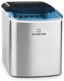 Klarstein On-The-Rocks, výrobník ľadu, 12 kg/24 h, nádrž 2,1 l, LED, nehrdzavejúca oceľ, čierny