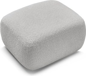 Svetlosivá podnožka z textílie buklé Montaigne – Bobochic Paris