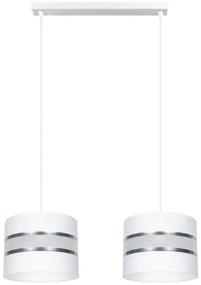 Luster na lanku CORAL 2xE27/60W/230V biela