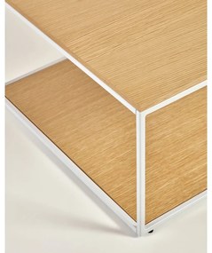 Konferenčný stolík vo svetloprírodnej farbe s doskou v dubovom dekore 60x110 cm Yoana – Kave Home
