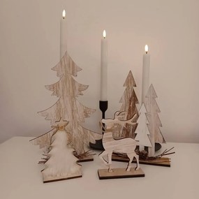 DECOLED Dekorácia, stromček, 13,5 x 4 x 30 cm