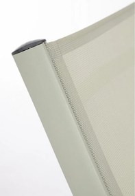 Taupe kovové záhradné ležadlo Taylor – Bizzotto