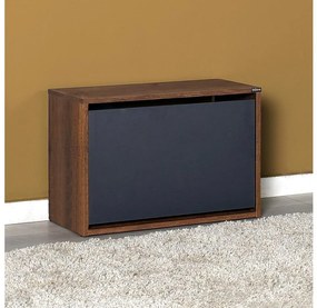 Adore Furniture Skrinka na topánky 42x60 cm hnedá/antracit 479ADR1777