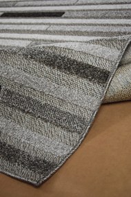 Koberec Lagos 1053 GREY – sivý obdĺžnik s dekoratívnym vzorom Rozmer: 80x150 cm