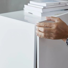 Biela vysoká komoda 91x103 cm Edge by Hammel - Hammel Furniture