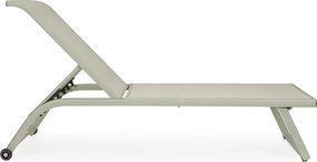 Taupe kovové záhradné ležadlo Taylor – Bizzotto