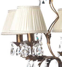 ONLI - Luster na reťazi KAREN 5xE14/6W/230V bronzová