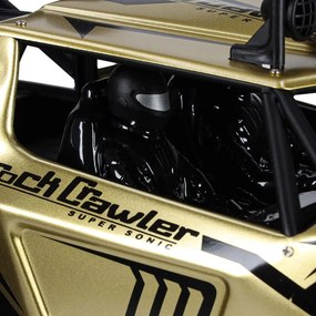 KIK RC Rock Crawler auto na diaľkové ovládanie 1:8, 4x4, zlaté