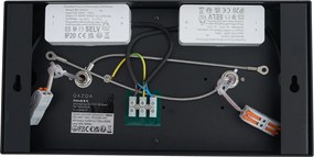 Moderné prisadené bodové svietidlo čierne vrátane stmievateľnej LED 2-svetlá - Dionysos