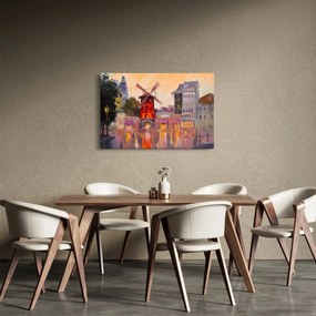 Obraz - Moulin rouge, Paríž, Francúzsko (90x60 cm)