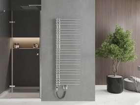 Mexen Neptun, elektrické vykurovacie teleso 1400 x 500 mm, 600 W, chrómová, W101-1400-500-2600-01