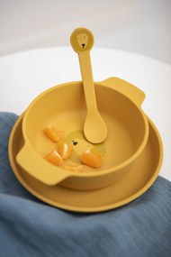 Detské silikónové lyžičky 2 ks Mr. Lion