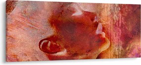 Obraz - Profil ženskej tváre (120x50 cm)