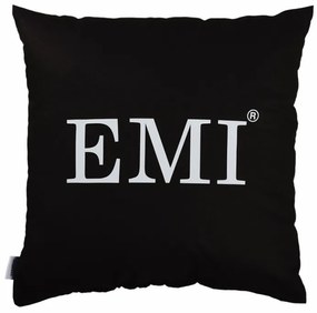 Vankúš 40x40 s potlačou čierny EMI