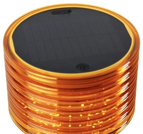 Stolná lampa oranžová plastová vrátane LED solárnej nabíjateľnej IP44 - Ambar
