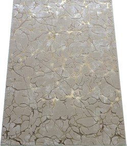 Koberec Esprit 3601 béžový obdĺžnikový s abstraktným vzorom Rozmer: 80x150 cm