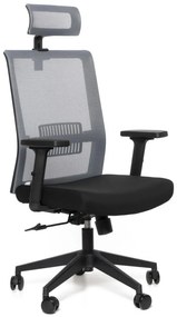 SEGO Kancelárska stolička PIXEL čalúnenie BASIC šedá