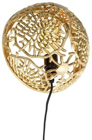 Nástenná lampa Art Deco zlatá - Maro
