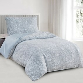 Žakárové povlečení Alabama modrá , 140 x 200 cm,70 x 90 cm