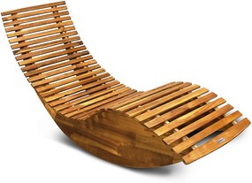 Záhradné ergonomické lehátko - agát