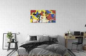 Obraz canvas Abstraction landscape 140x70 cm