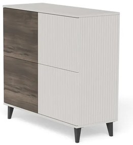 Komoda Náhodná 100 cm kašmír/orech
