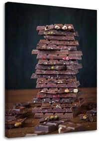 Obraz na plátně Čokoládové bonbony - 40x60 cm