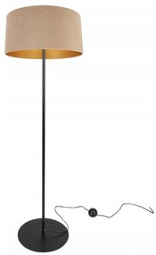 Stojacia lampa Mediolan, 1x textilné tienidlo (výber z 10 farieb), (výber z 3 farieb konštrukcie), g