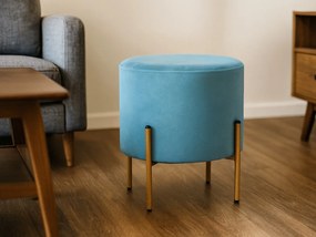 CH Taburetka na nožičkách Star - modrá