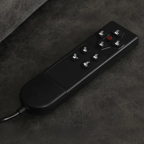 Polohovacie kreslo čierne, elektrické TV-L8904 BK3