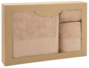 SADA UTERÁKOV SOLANO 1 KS 30X50 CM, 1 KS 50X90 CM, 1 KS 70X140 CM CAPPUCINO