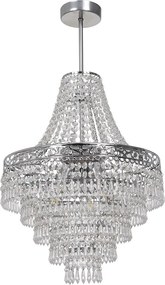 Luster Coral, 1x krištáľové tienidlo, ch