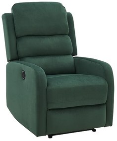 Polohovacie kreslo Mauri Velvet, zelená