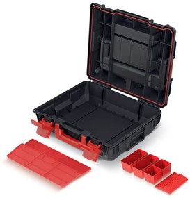 Kufr na nářadí CEBLOCCK ALLU LOG 45 x 38 x 16,8 cm černo-červený