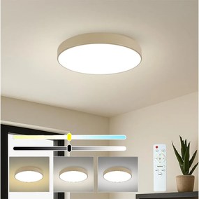 Brilagi - LED stmievateľné svietidlo POOL LED/60W/230V 3000-6000K priemer 60 cm béžové + diaľkový ovládač
