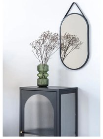 Čierna kovová vitrína 50x110 cm Adelaide – House Nordic