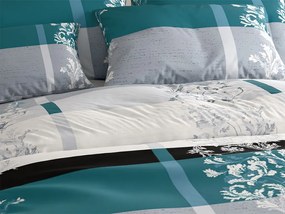 Obliečky z mikrovlákna LUXURY tyrkysové Rozmer obliečky: 2 ks 70 x 90 cm | 200 x 220 cm