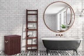 Kôš na bielizeň 100 l bambusový hnedý