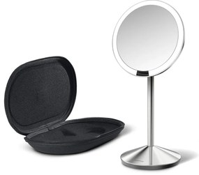 Kozmetické zrkadlo s osvetlením/zväčšovacie (10x) ø 12 cm Travel – simplehuman