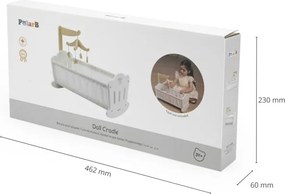 Drevená postieľka pre bábiky Viga 44235 PolarB