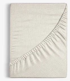 Goldea bavlnená napínacia plachta - prírodná režná 80 x 160 cm
