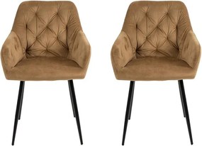 Set - 2 ks Jedálenská stolička AVENBERG LOREN, béžová