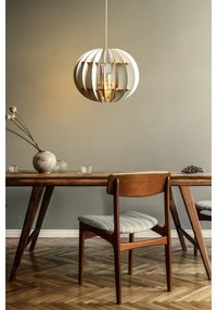 Luster na lanku 1xE27/60W/230V biela pr. 20 cm