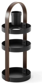 Čierny kúpeľňový organizér z recyklovaného plastu Bellwood – Umbra