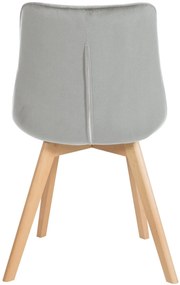 Stolička Brook - zamat - Sivá