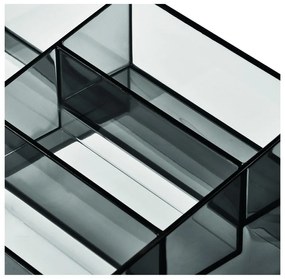 Matne čierny kúpeľňový organizér na kozmetiku z recyklovaného plastu Nail Station - iDesign