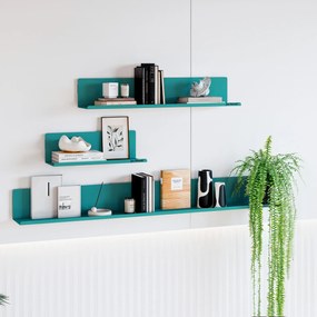 Poličky na stenu JOANNE 1200 mm, Modern: morská farba